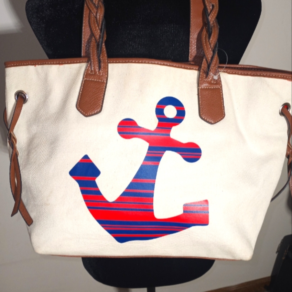 Croft & Barrow nautical purse